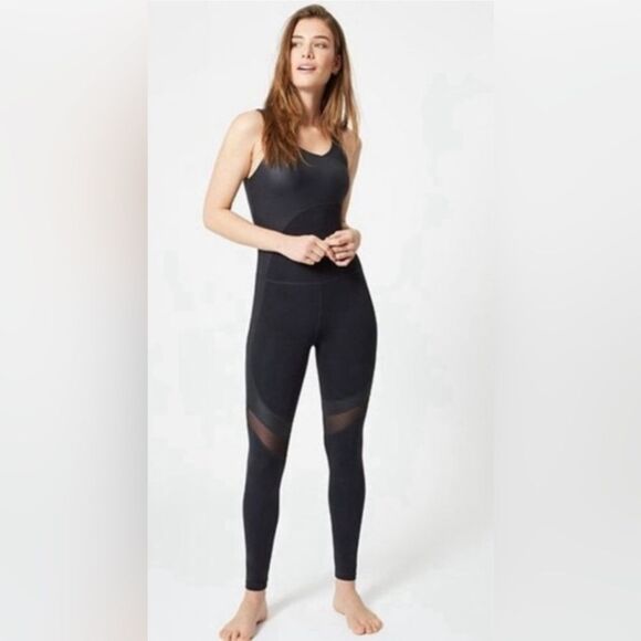 Sweaty Betty Makarasana One-Piece black athletic Jumpsuit size XS - Picture 2 of 10